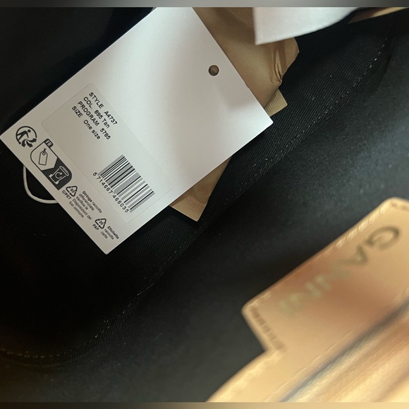 Ganni Banner Saddle Raffia Shoulder Bag - Picture 12 of 13